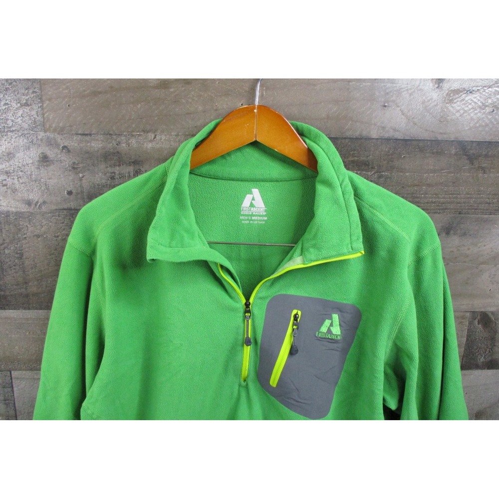 Eddie Bauer First Ascent Pullover Mens Medium Fleece Half Zip Outdoors Hiking